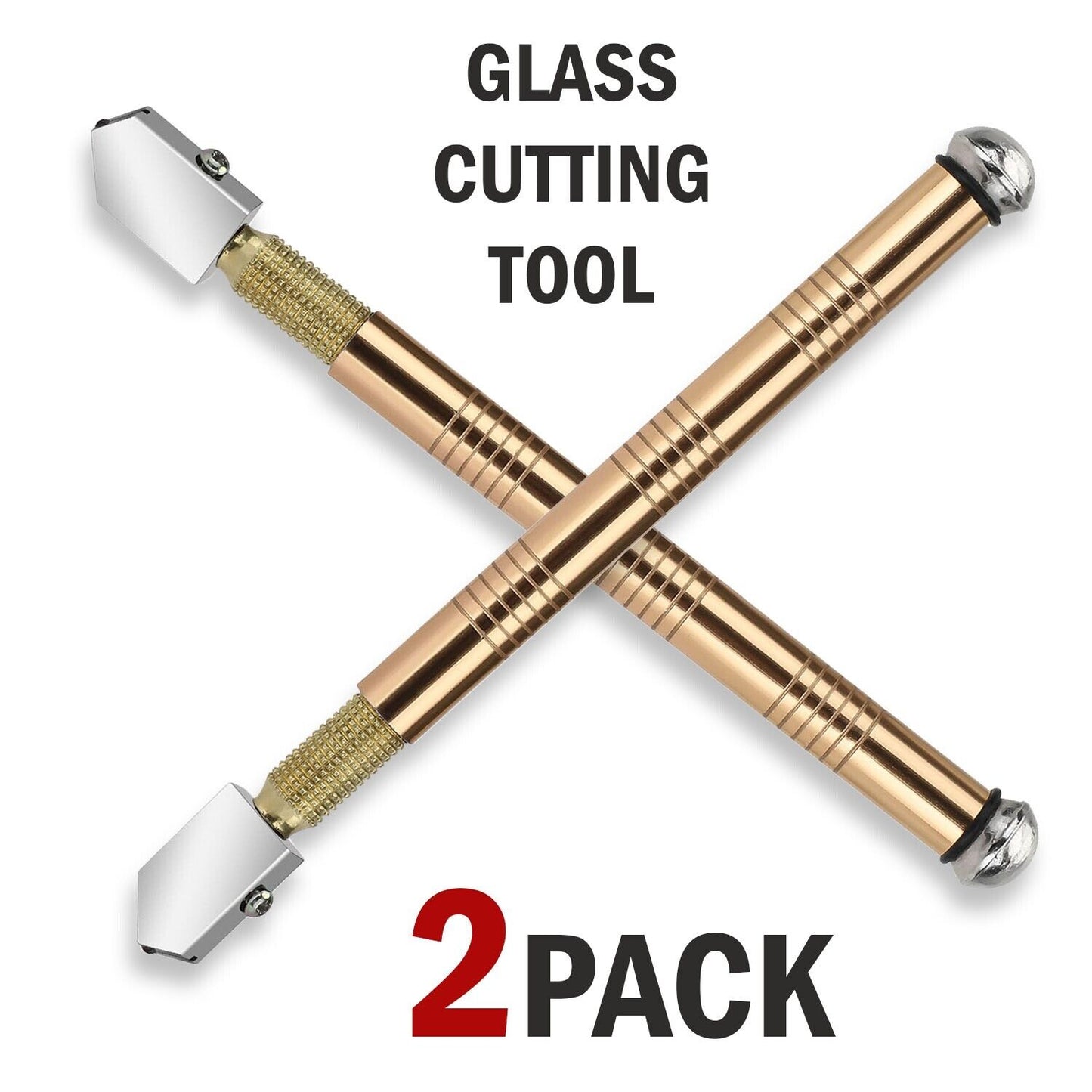 2Pcs Professional Glass Cutter Tools