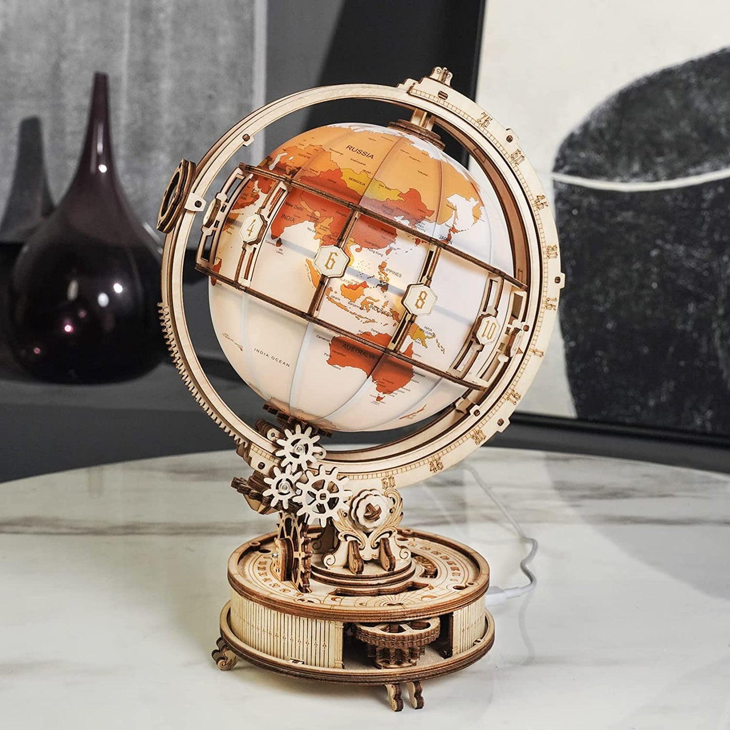 3D Luminous Globe Model Building Kit