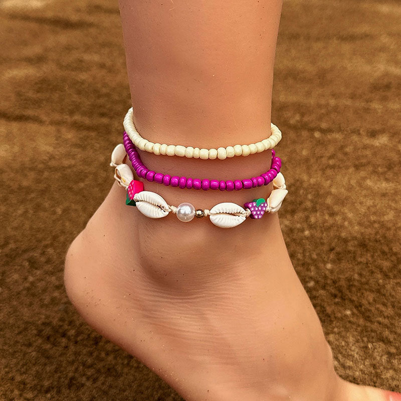 Beach Anklet Stacks