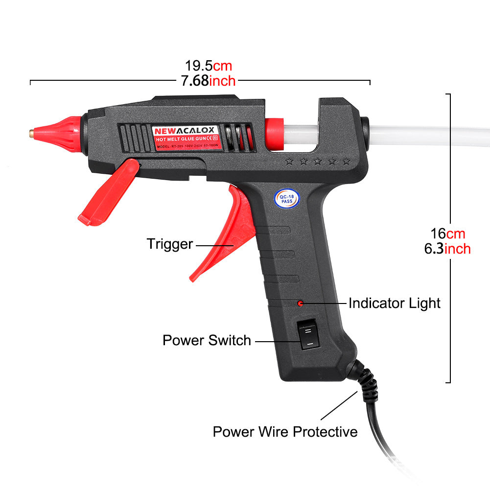 60/100W hot melt glue gun