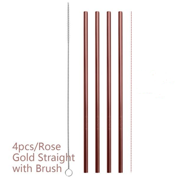 Reusable Stainless-Steel Straws