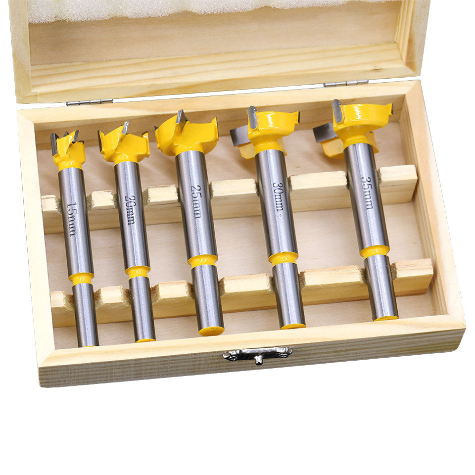 5 Piece Hole Boring Drill Bits