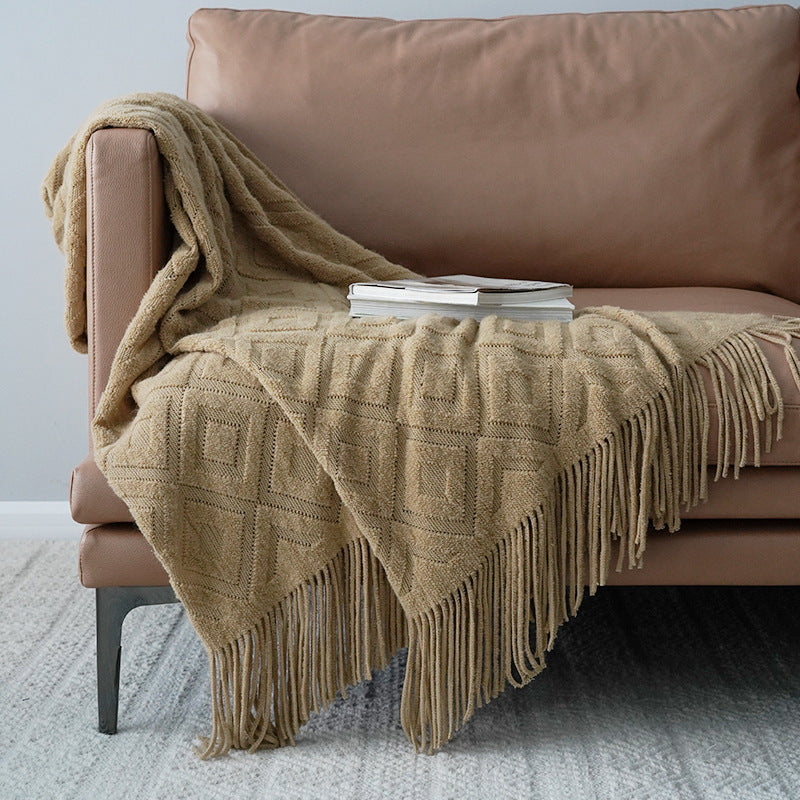 Jacquard Knit Blanket