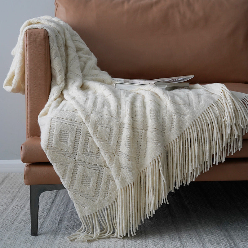 Jacquard Knit Blanket