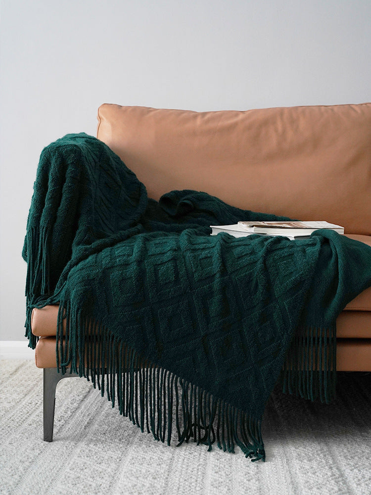 Jacquard Knit Blanket