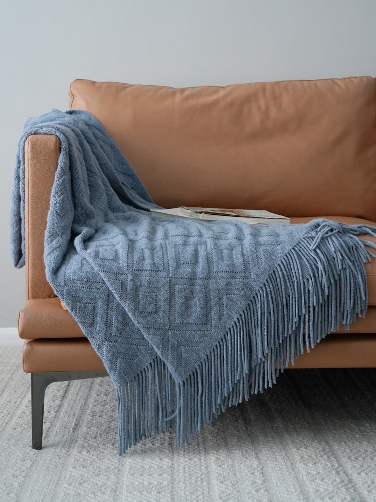 Jacquard Knit Blanket