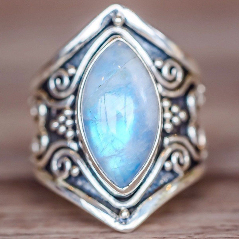 Vintage Style Moonstone Ring