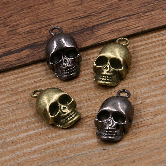 10Pcs Skull Charms