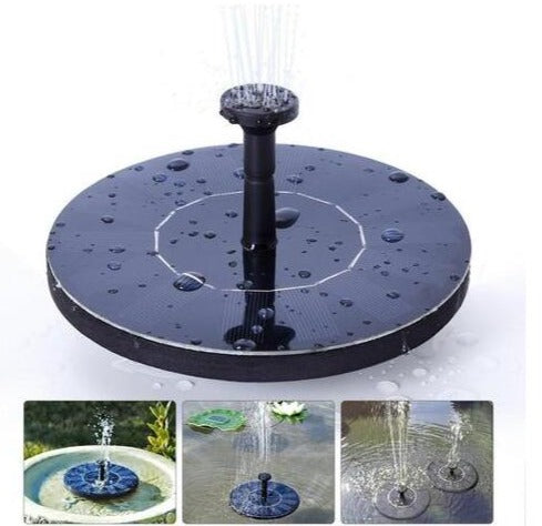 Solar Powered Floating Fountain