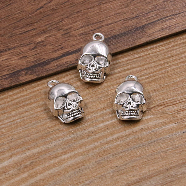 10Pcs Skull Charms