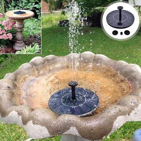 Solar Powered Floating Fountain