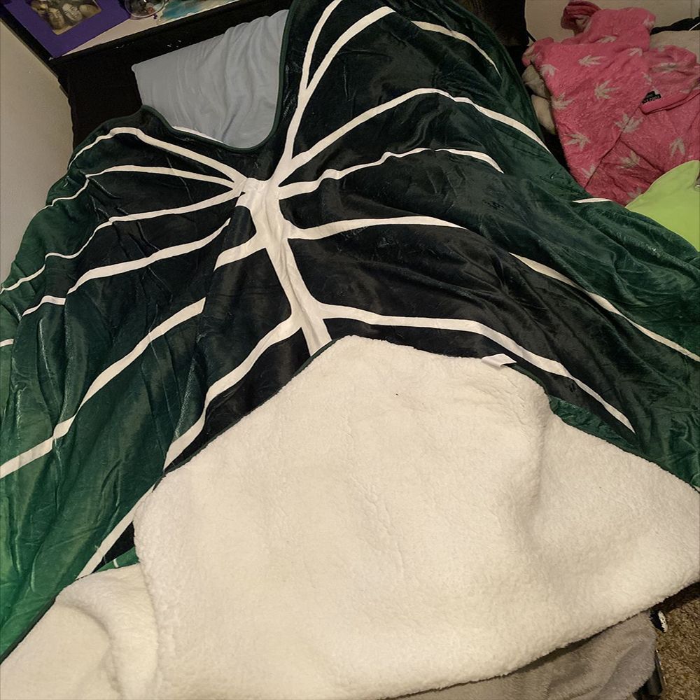 Super Soft Philodendron Blanket