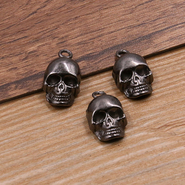 10Pcs Skull Charms