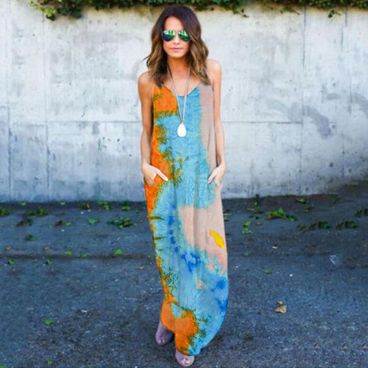 Tie-dye Boho Sundress