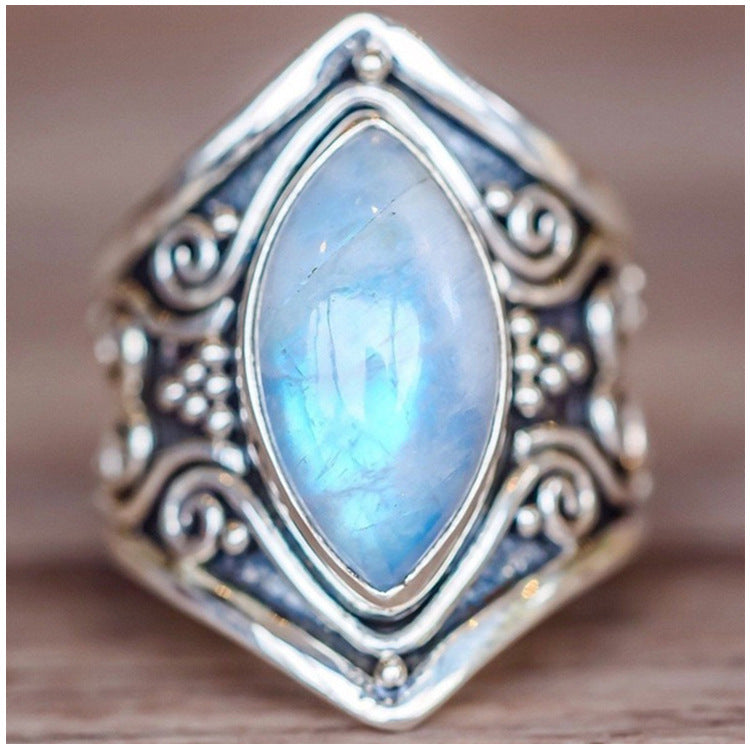 Vintage Style Moonstone Ring