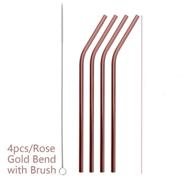 Reusable Stainless-Steel Straws