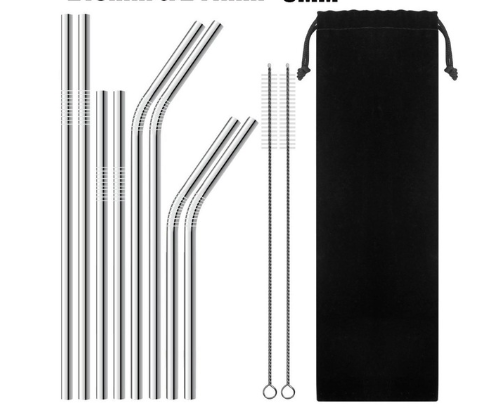 Reusable Stainless-Steel Straws