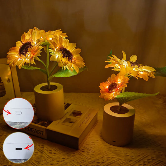 Rechargeable Sunflower Led Lamp