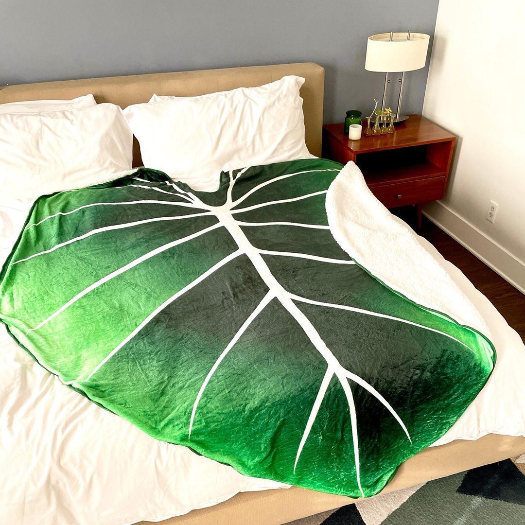 Super Soft Philodendron Blanket