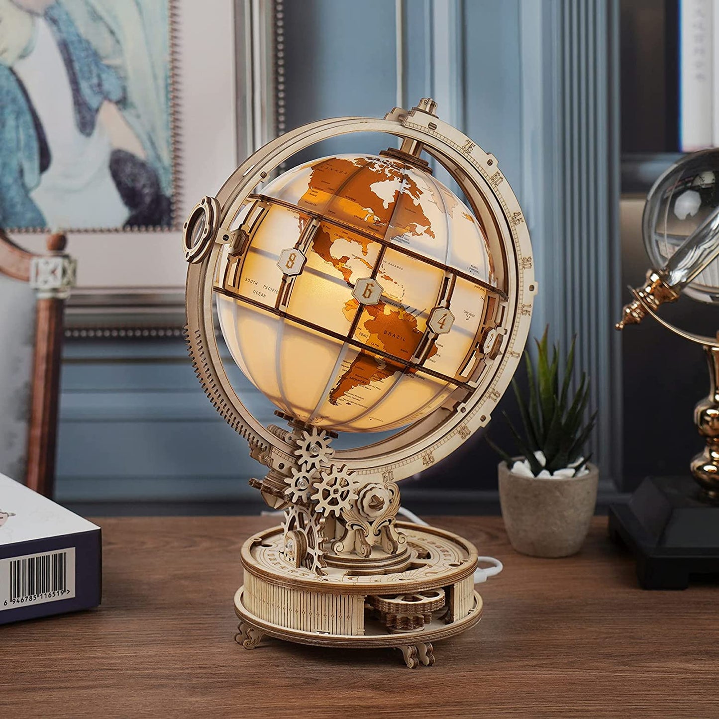 3D Luminous Globe Model Building Kit