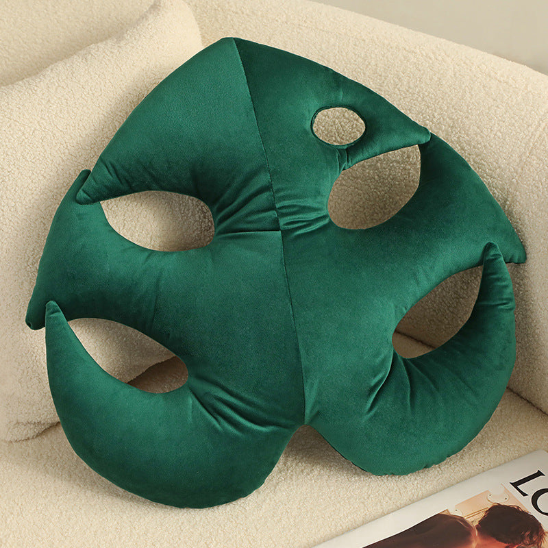 Green Philodendron Pillow