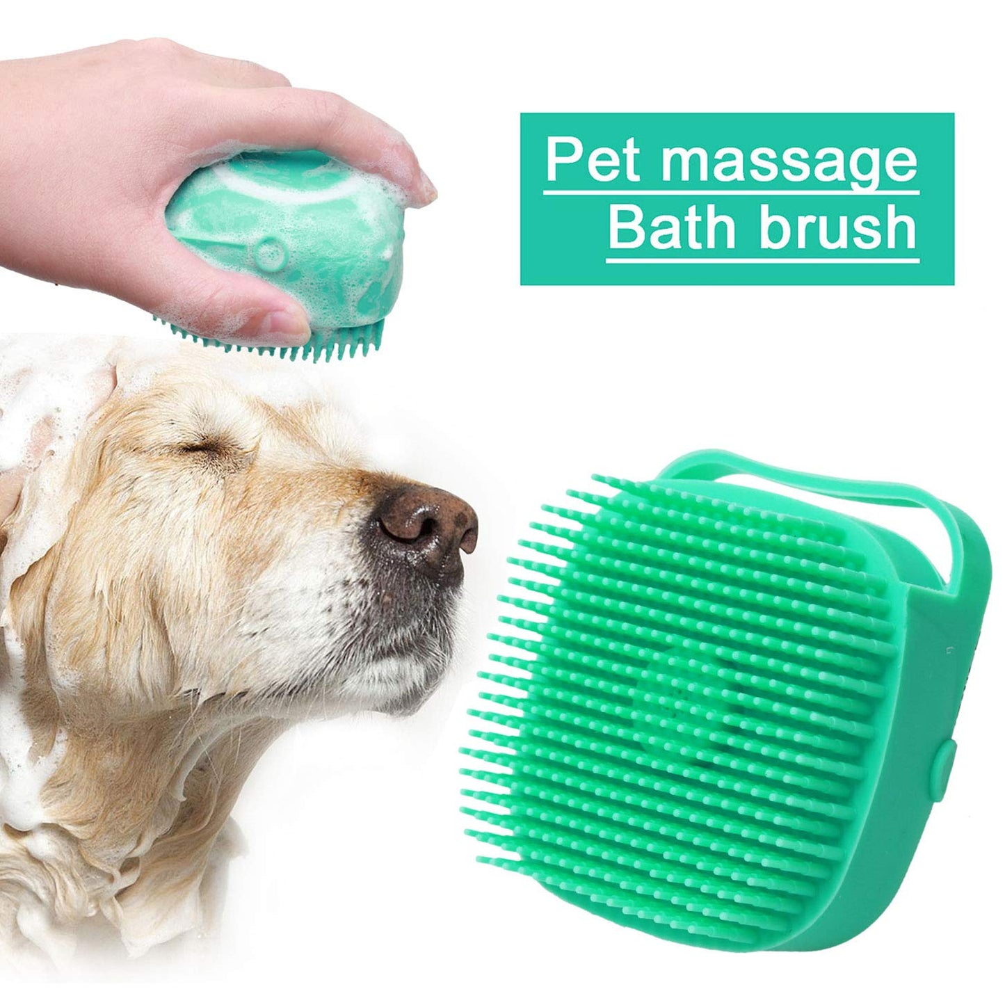 Silicone Pet Shampoo Brush