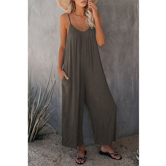 Loose Romper with Pockets