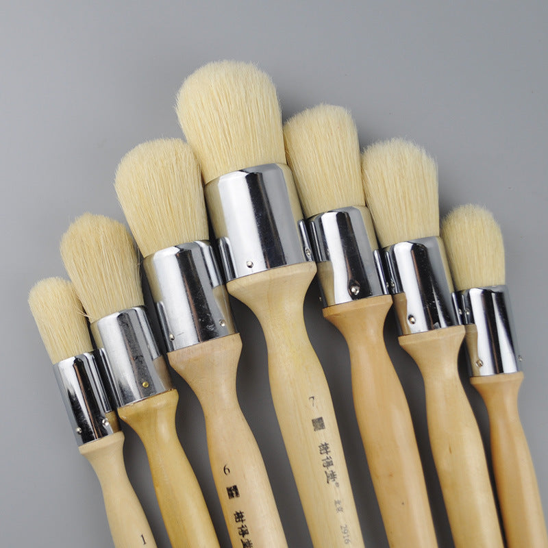 Bristles Large Oil Paint Brush