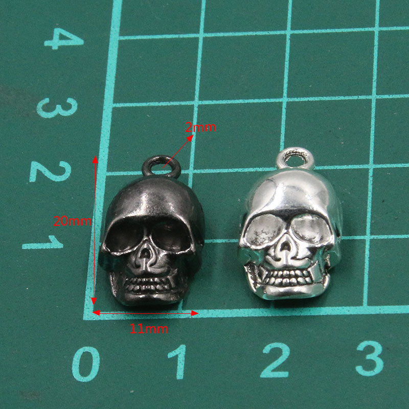 10Pcs Skull Charms