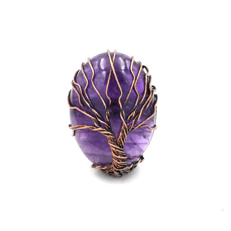 Tree Of Life Stone Ring