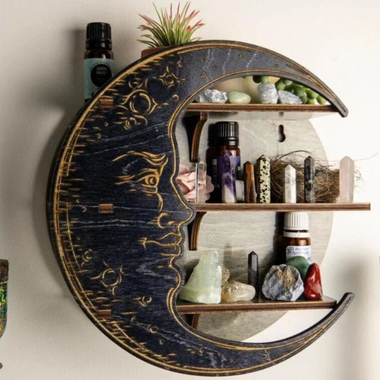 Moon Trinket Shelf