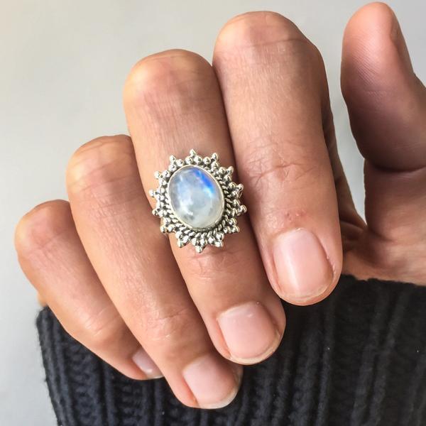 Moonstone Ring