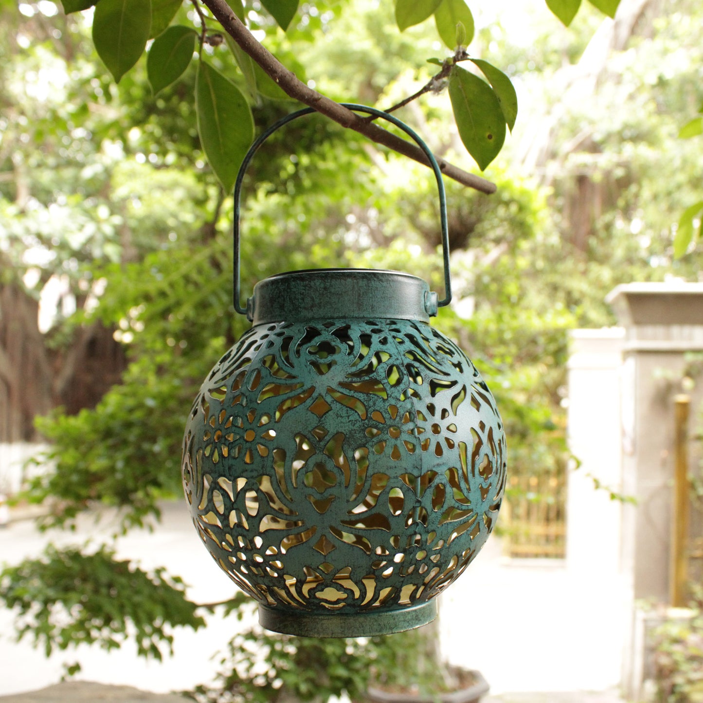 Wrought Iron Solar Lantern