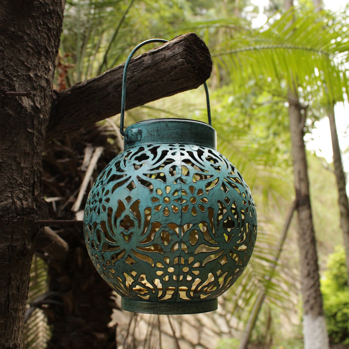 Wrought Iron Solar Lantern