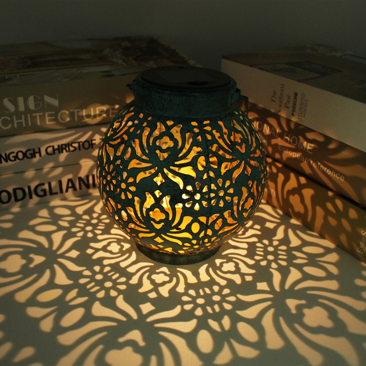 Wrought Iron Solar Lantern