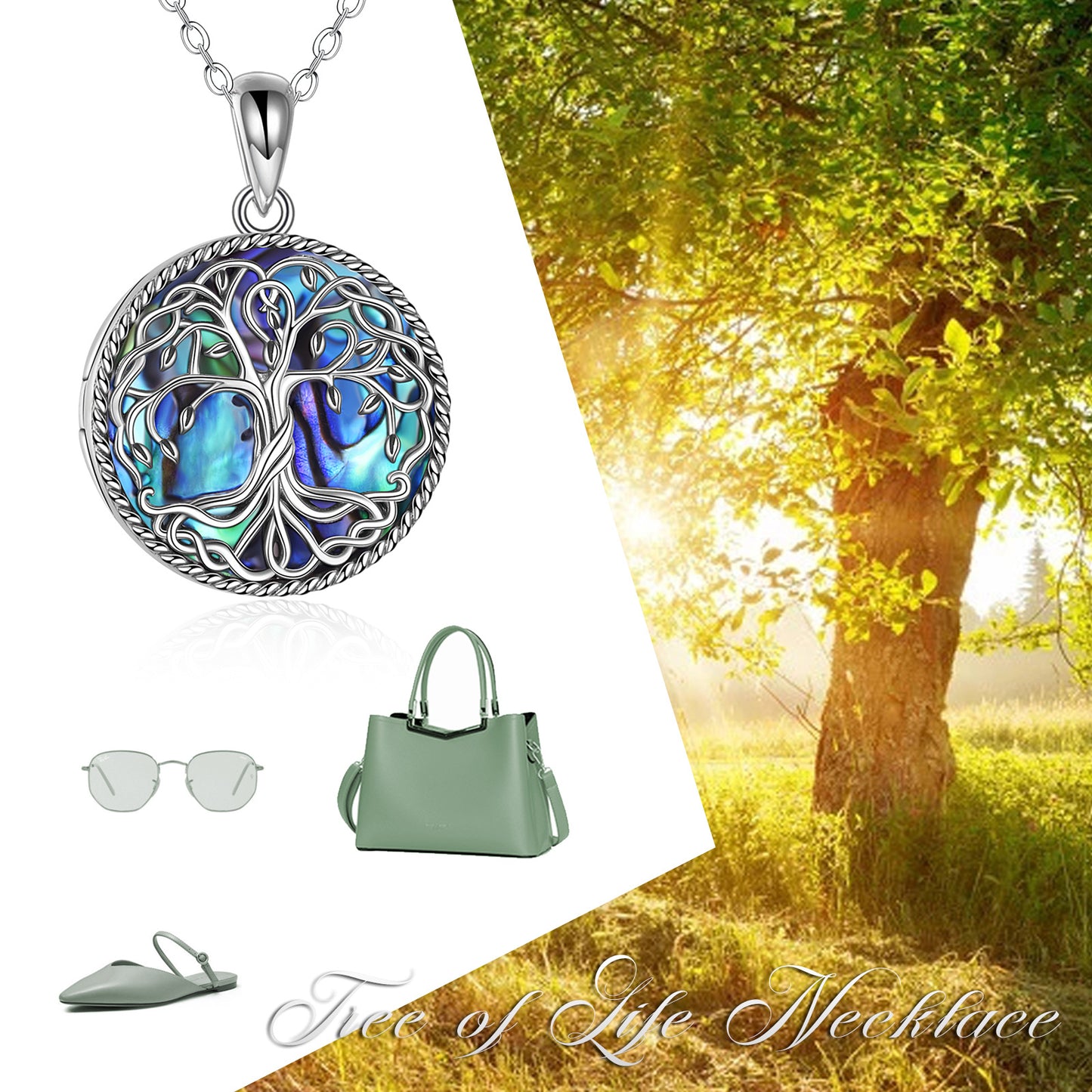 Tree of Life Locket - 925 silver