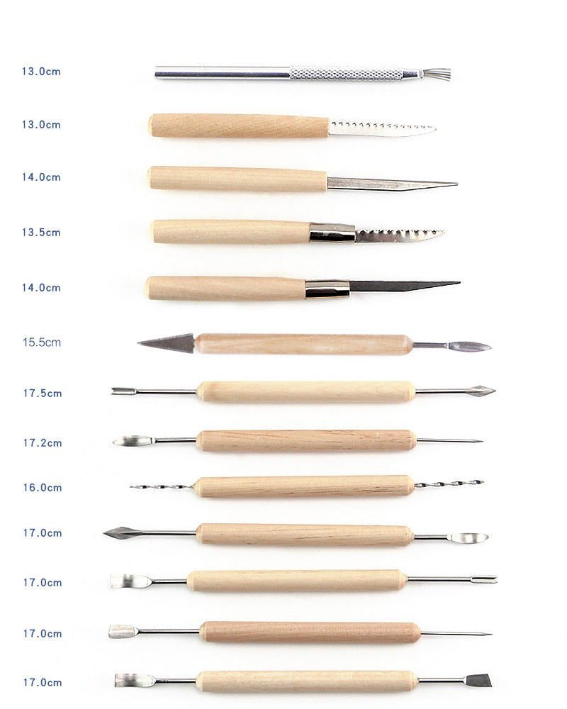 Pottery Sculpting Tools - 27 pc