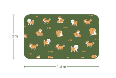 To the Moon Shiba Inu Blanket