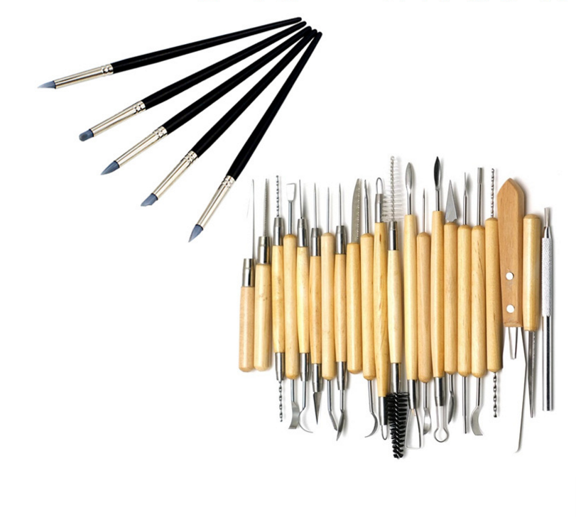 Pottery Sculpting Tools - 27 pc