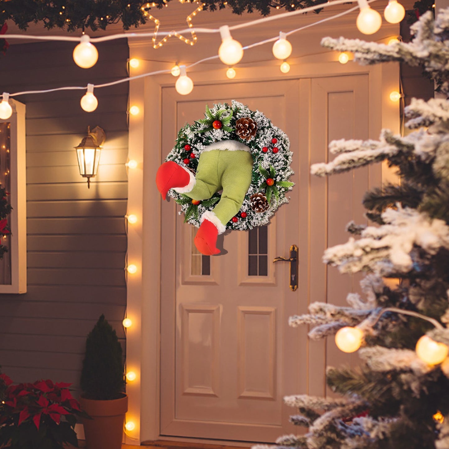 Grinch Christmas Wreath