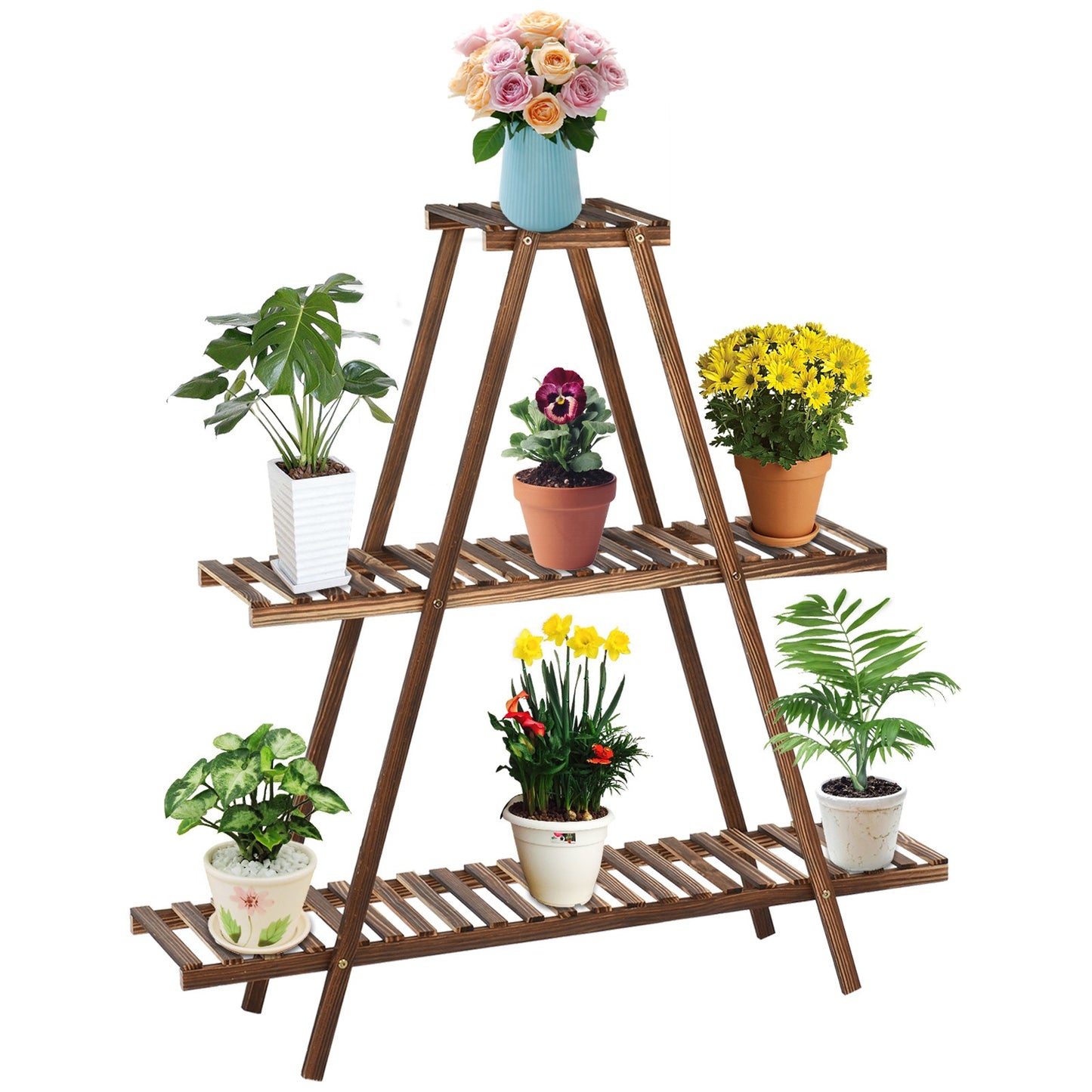 3 Tier Wooden Plant Stand