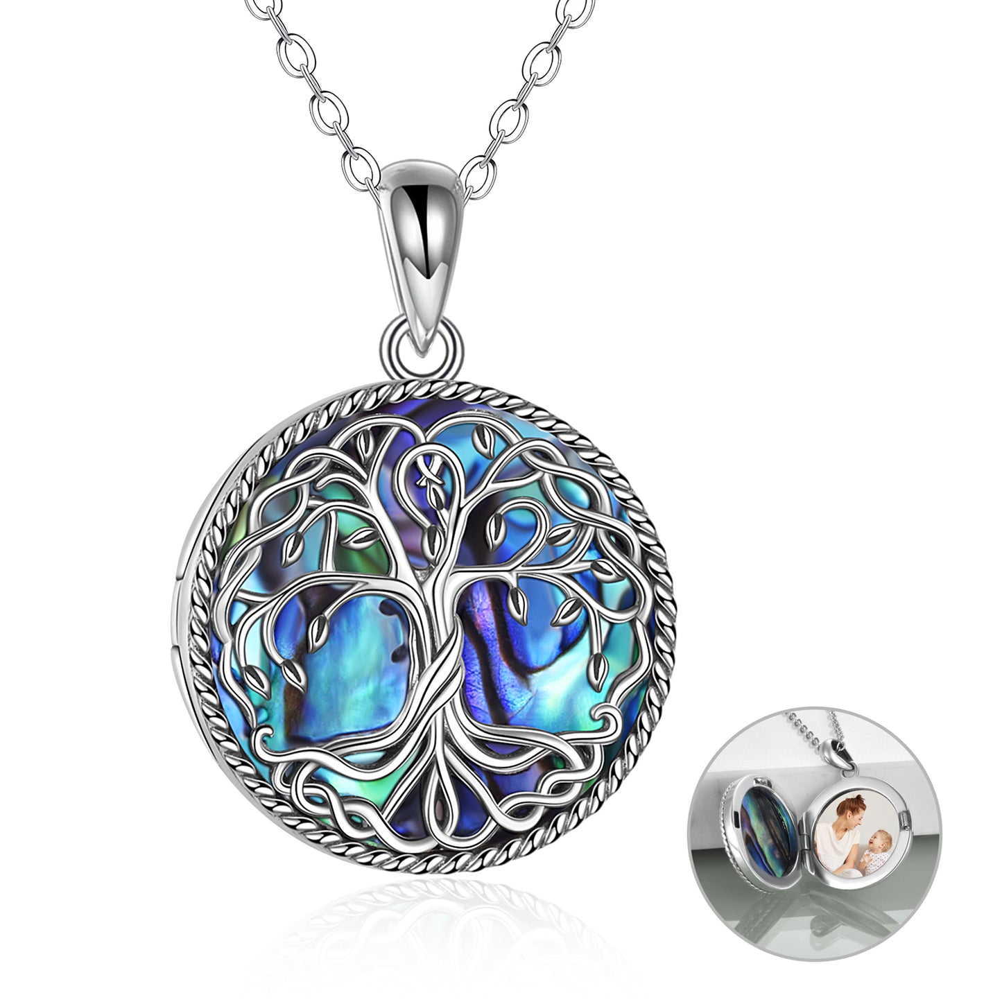 Tree of Life Locket - 925 silver