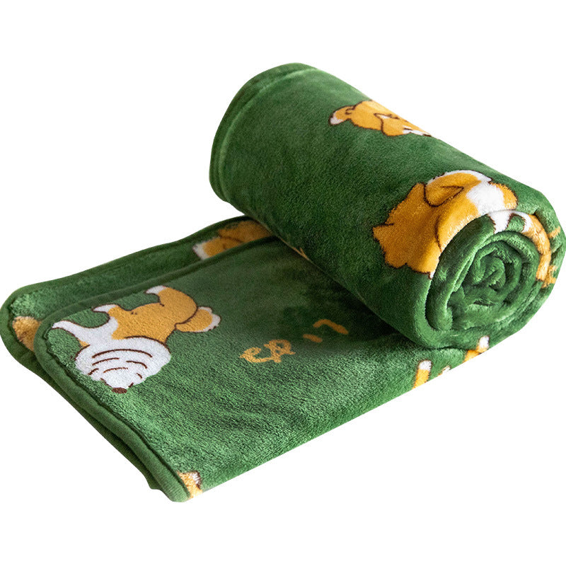 To the Moon Shiba Inu Blanket