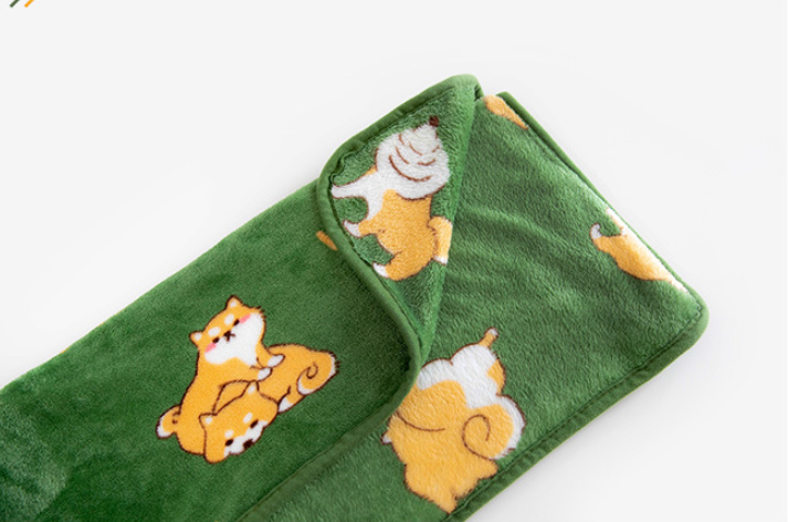 To the Moon Shiba Inu Blanket