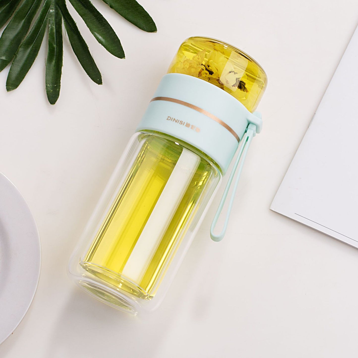 Glass Tea Travel Mug