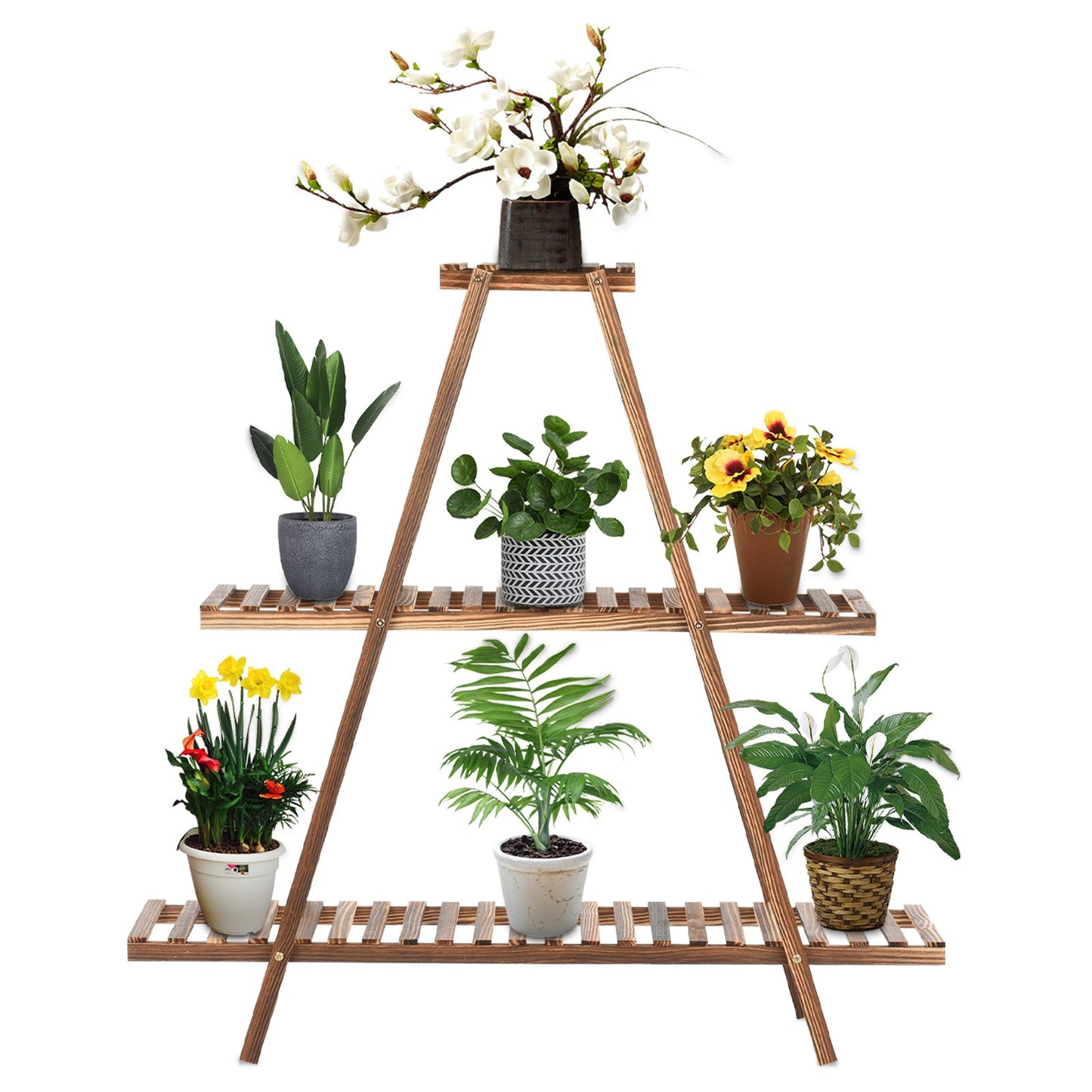 3 Tier Wooden Plant Stand