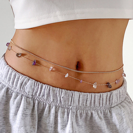 Amethyst Belly Chain