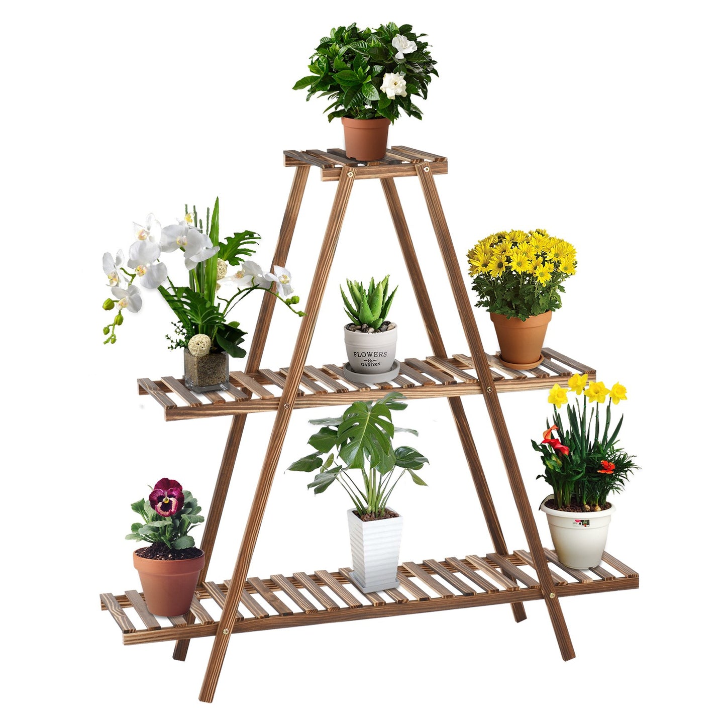 3 Tier Wooden Plant Stand