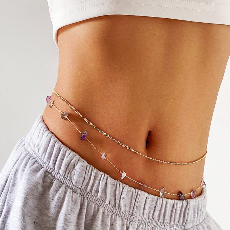 Amethyst Belly Chain