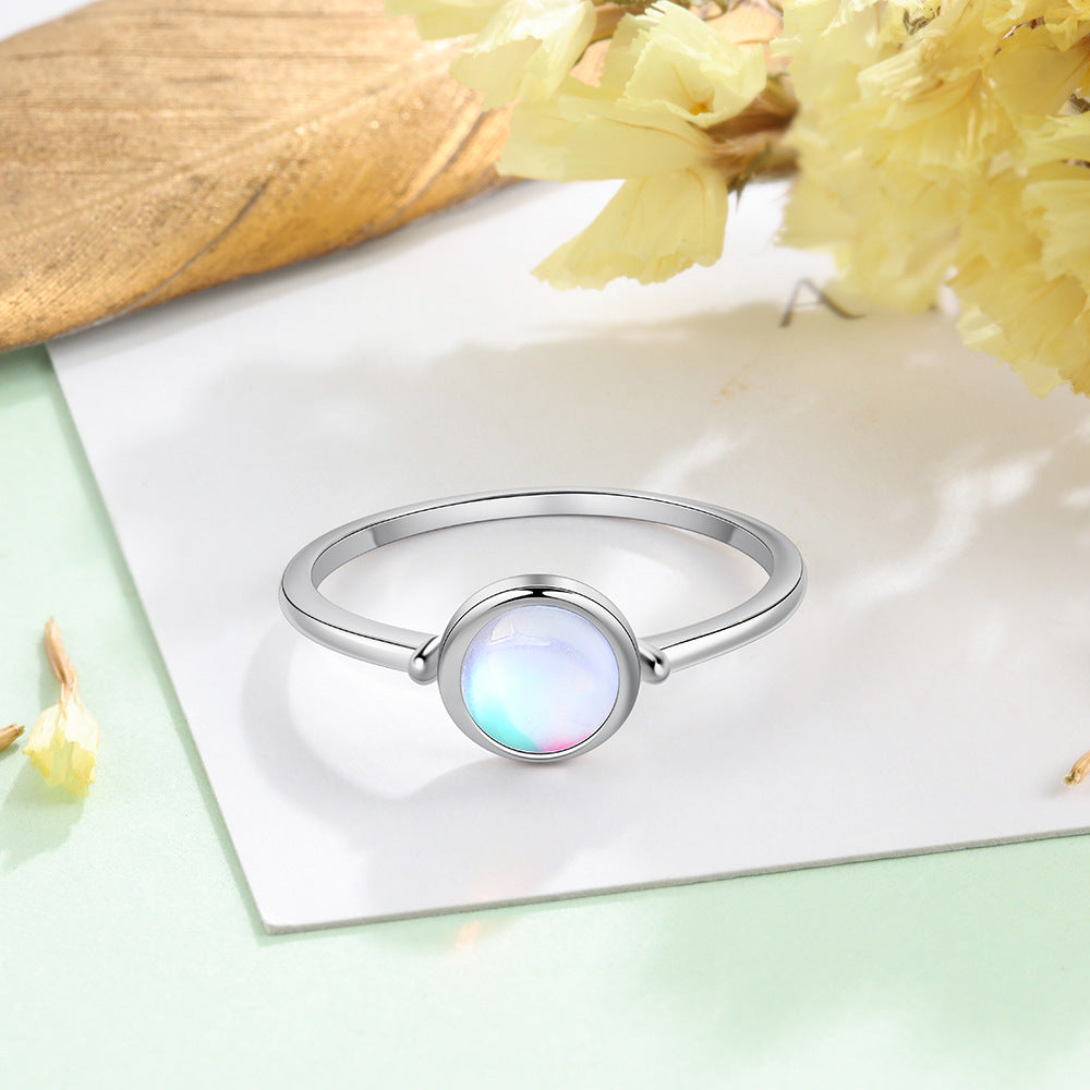 Sterling Silver Moonstone Ring